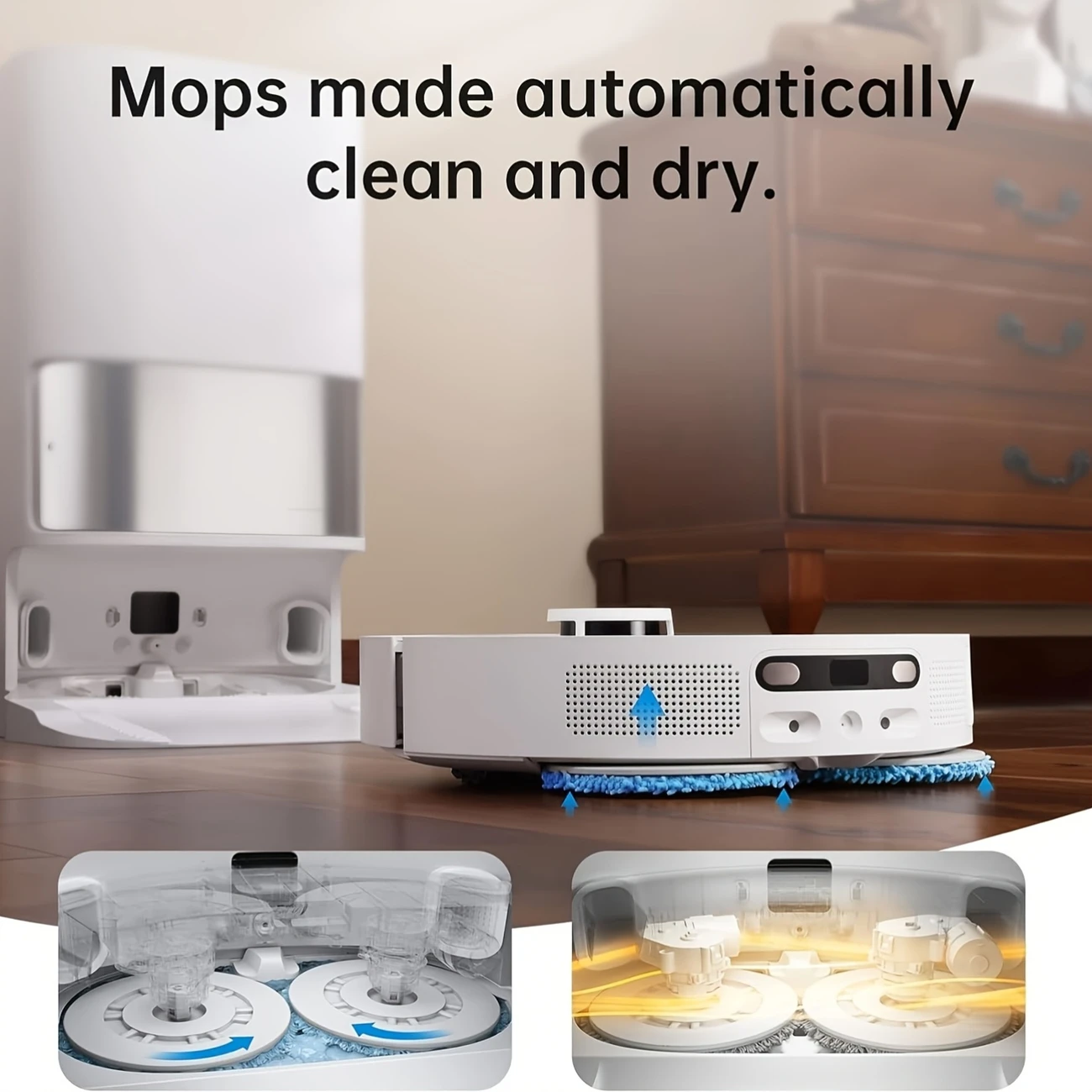 5300Pa Suction Robot Vacuum And Mop Combo - Image 3